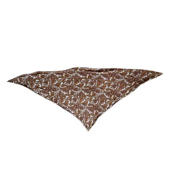 Cacharel La Chemisa Large Triangle Shawl Scarf Shawl Paisley - Picture 4 of 6